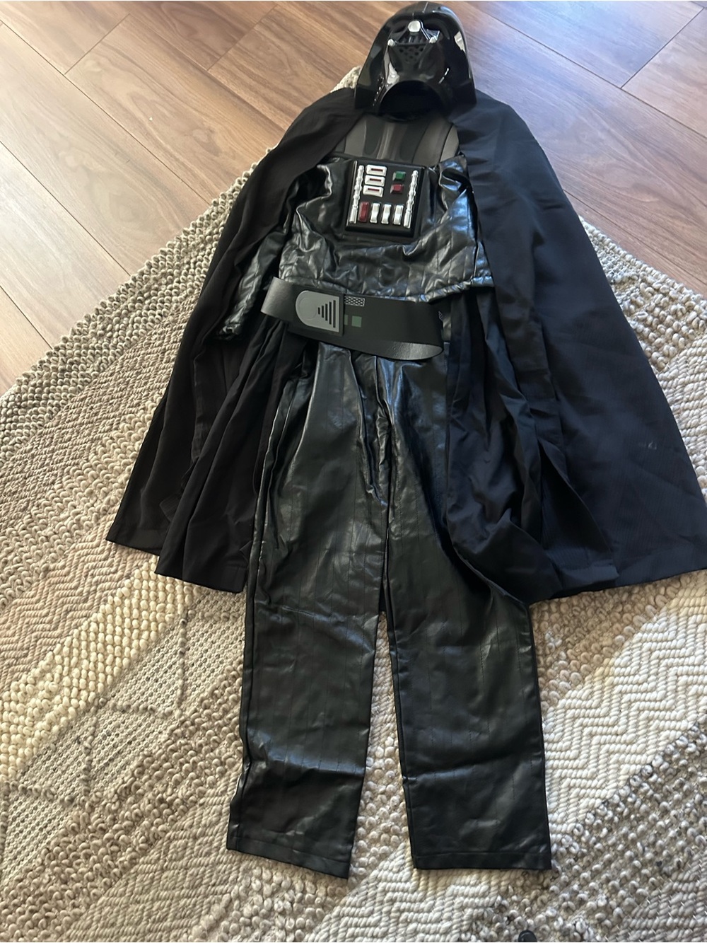 Disney Black Darth Vader Kids Costume with Cape and Helmet